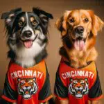 Two,Dogs,With,Cincinnati,Bengals,Jersey